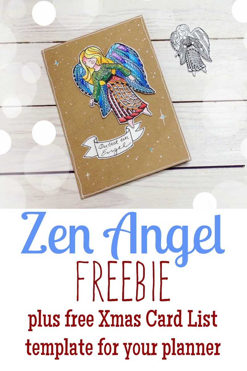 Zen Angel Freebie Pinterest and free planner template