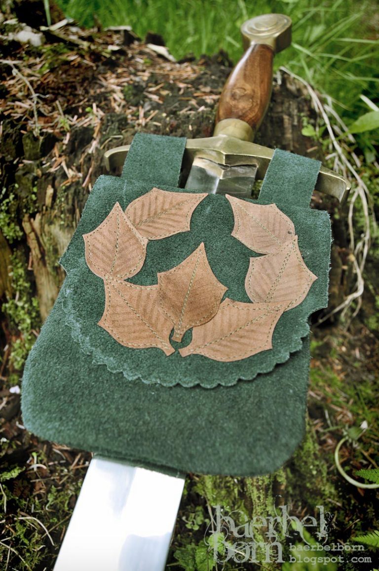 how to make DIY leather appliqué LederApplikationen selbermachen Selbermachengurus