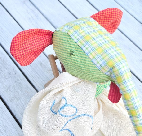 custom pattern baby toy elephant